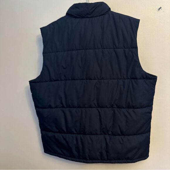 Lands' End Men's Size XL Puffer Vest Blue Polyester - Picture 4 of 6
